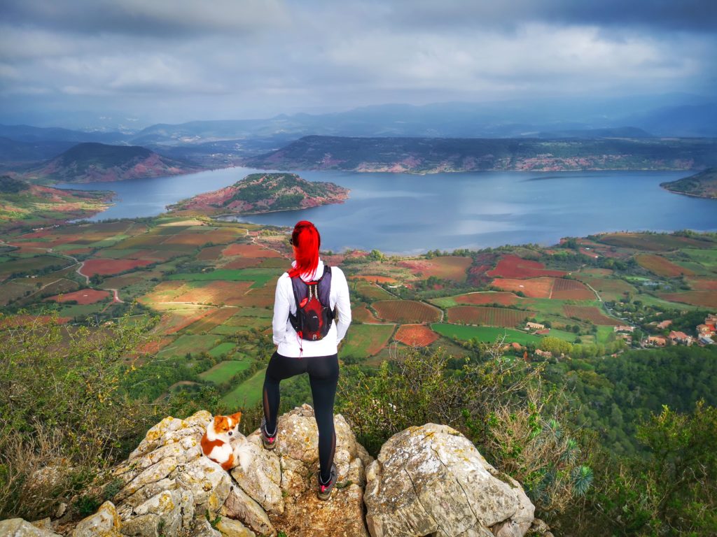 Magnifique vue sur le Lac du Salagou, depuis la Randonnée du Cirque de Mourèze