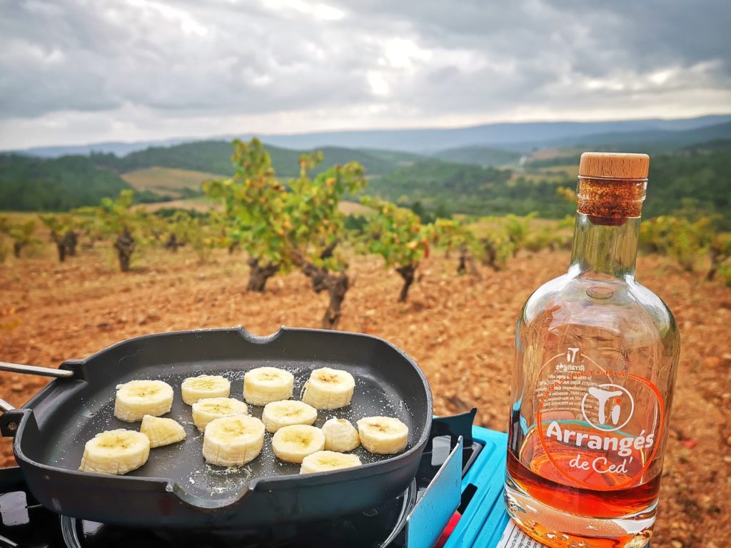 Banane flambée au Rhum Cannelle 